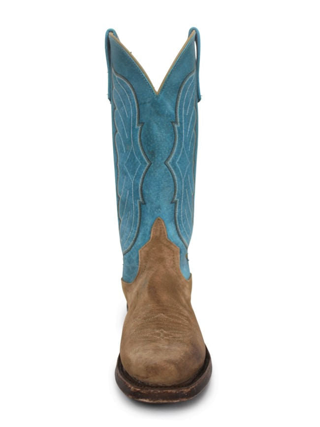 Ladies Anderson Bean Mesquite Smoked Bacon Turquoise Boots