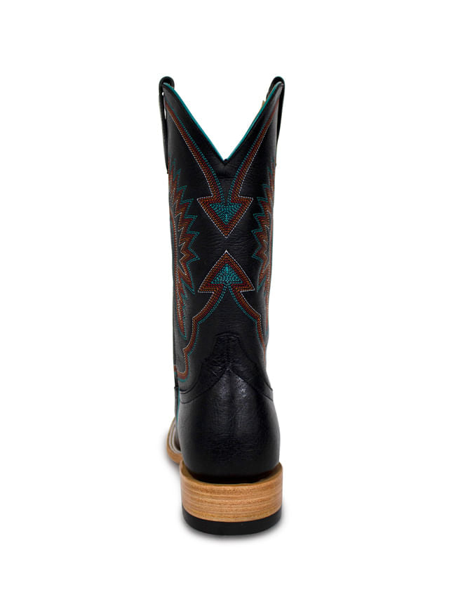 Macie Bean Womens Black Smooth Ostrich Boots