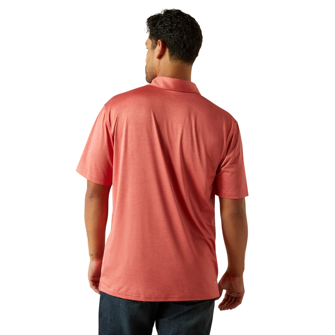 Ariat Mens Orange Charger 2.0 Polo