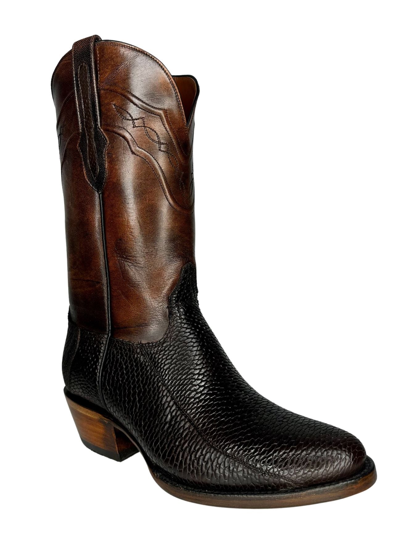 Black Jack Mens Chocolate Beaver Tail Boots – Texas Boot Company
