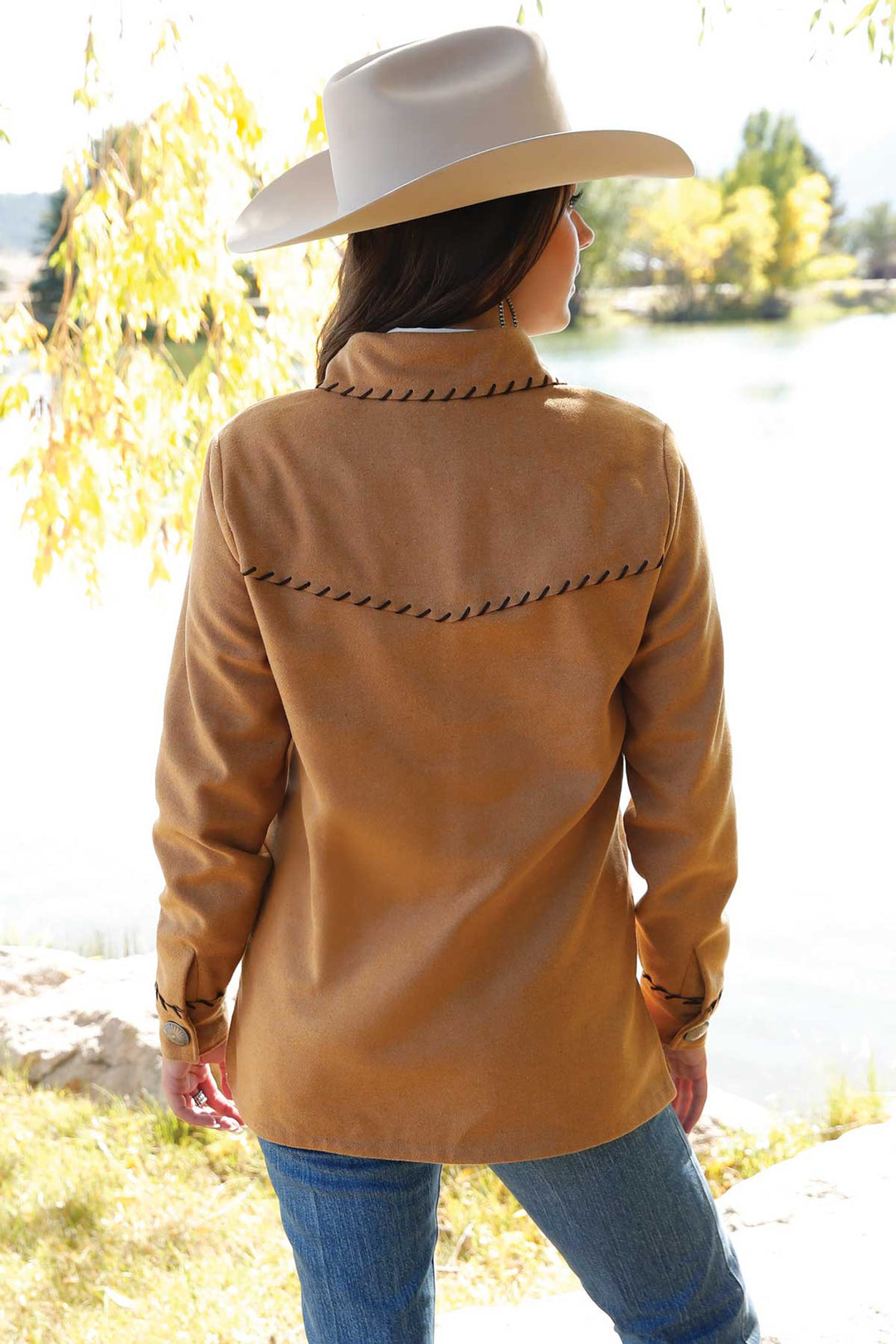 Cinch Womens Brown Western Shacket