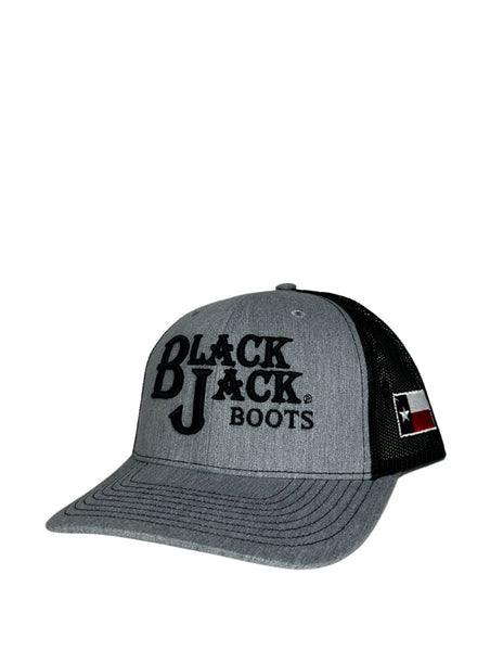 Black Jack Mens Grey Logo Cap – Texas Boot Company