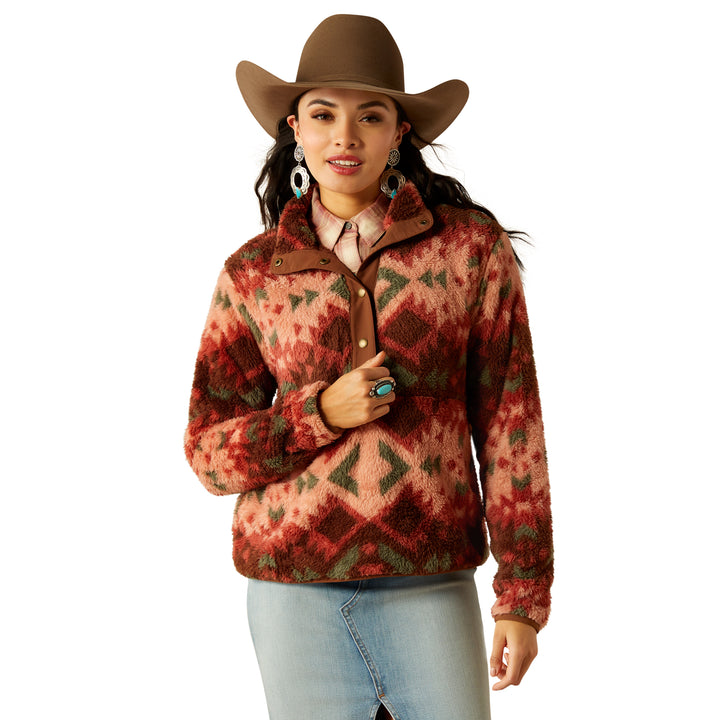 Ariat Womens Plainsview Print Sweatshirt