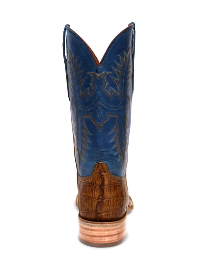 Black Jack Mens The Rip Cognac Caiman Tail Boots