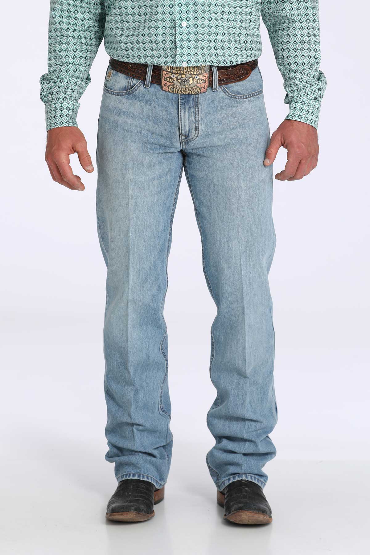 Cinch Mens Grant Stone Relaxed Bootcut Jeans – Texas Boot Company