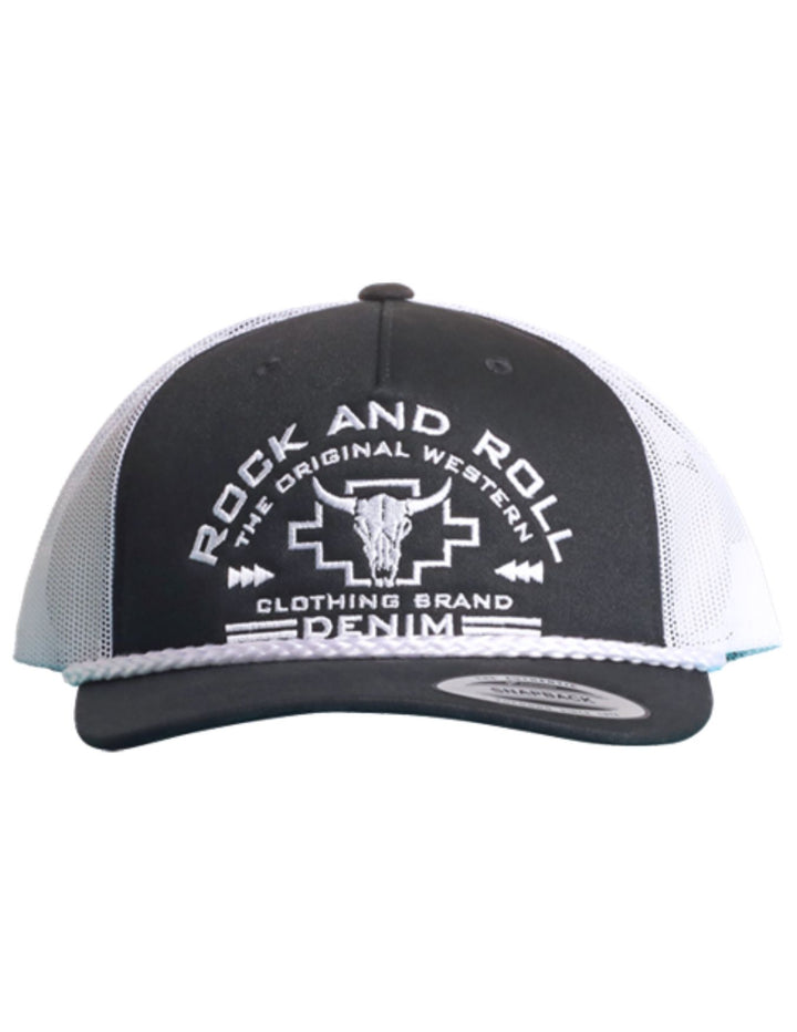 Rock & Roll Mens Black Logo Cap