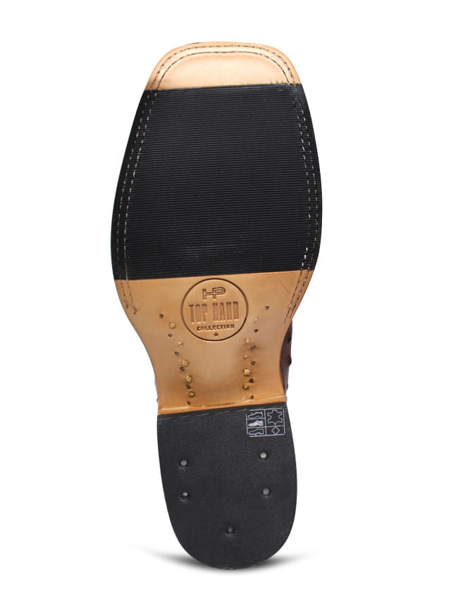 Horse Power Mens Kango Tobacco Full Quill Ostrich Boots