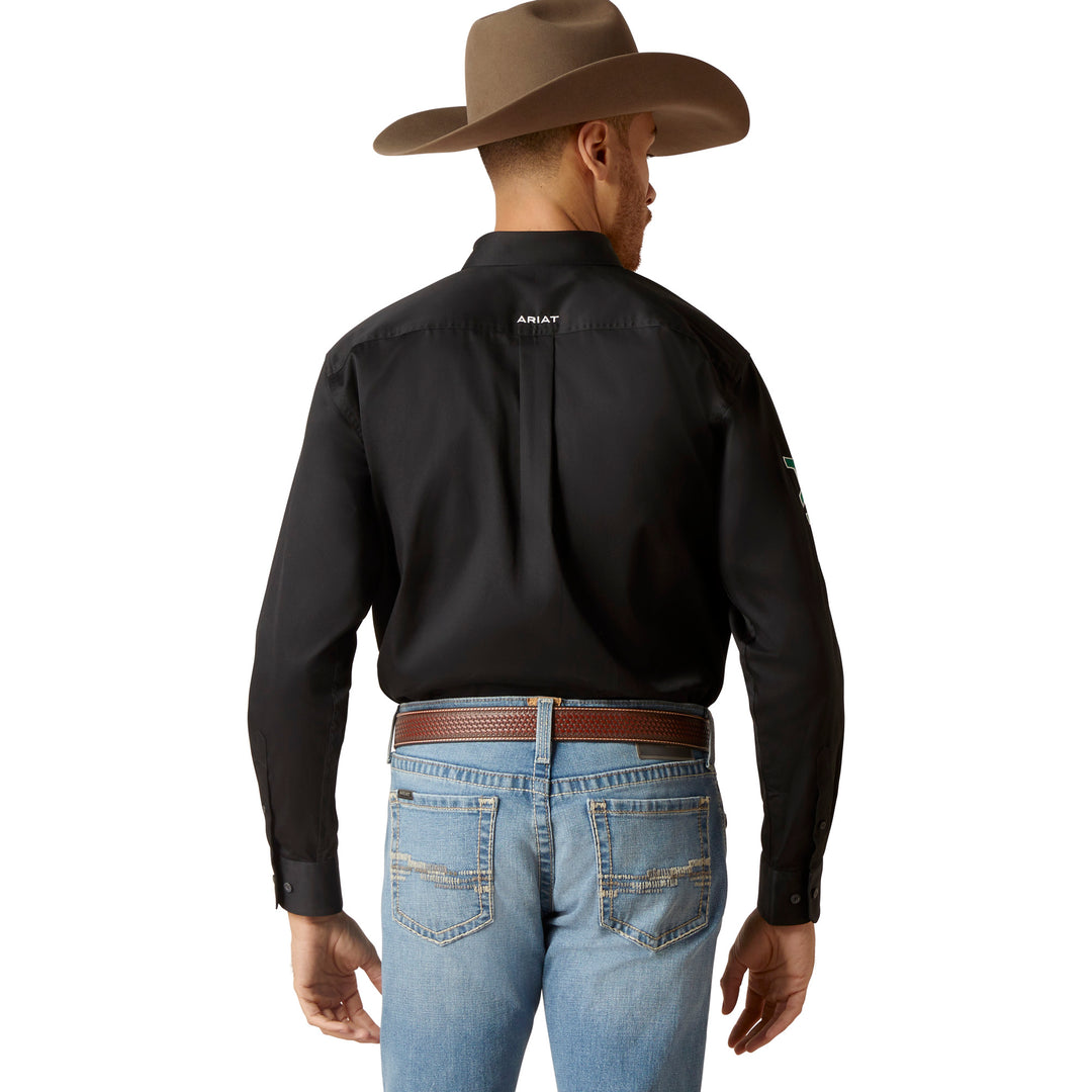 Ariat Mens Mexico Team Logo Long Sleeve Shirt