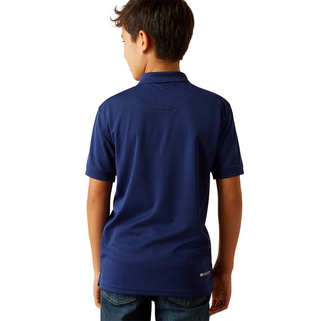 Ariat Boys Blue Depths Polo