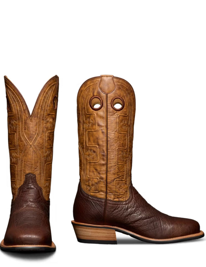 Tecovas Mens The Cody Chocolate Bison Boots