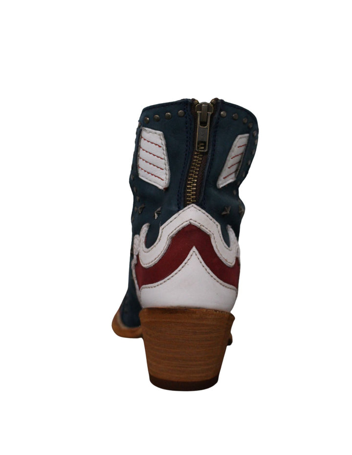 Liberty Black Womens Amalia Russ Blue Booties