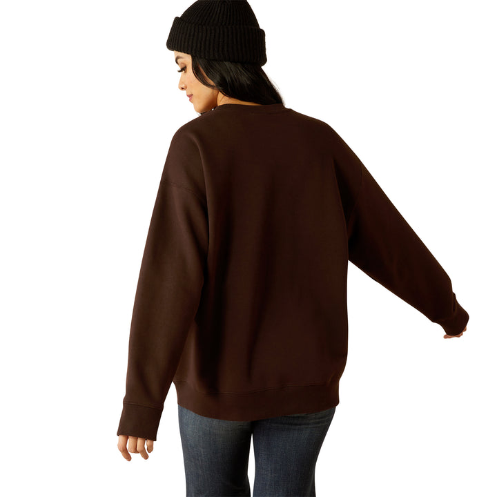 Ariat Womens Taurus Oversized Crew Sweatshirt