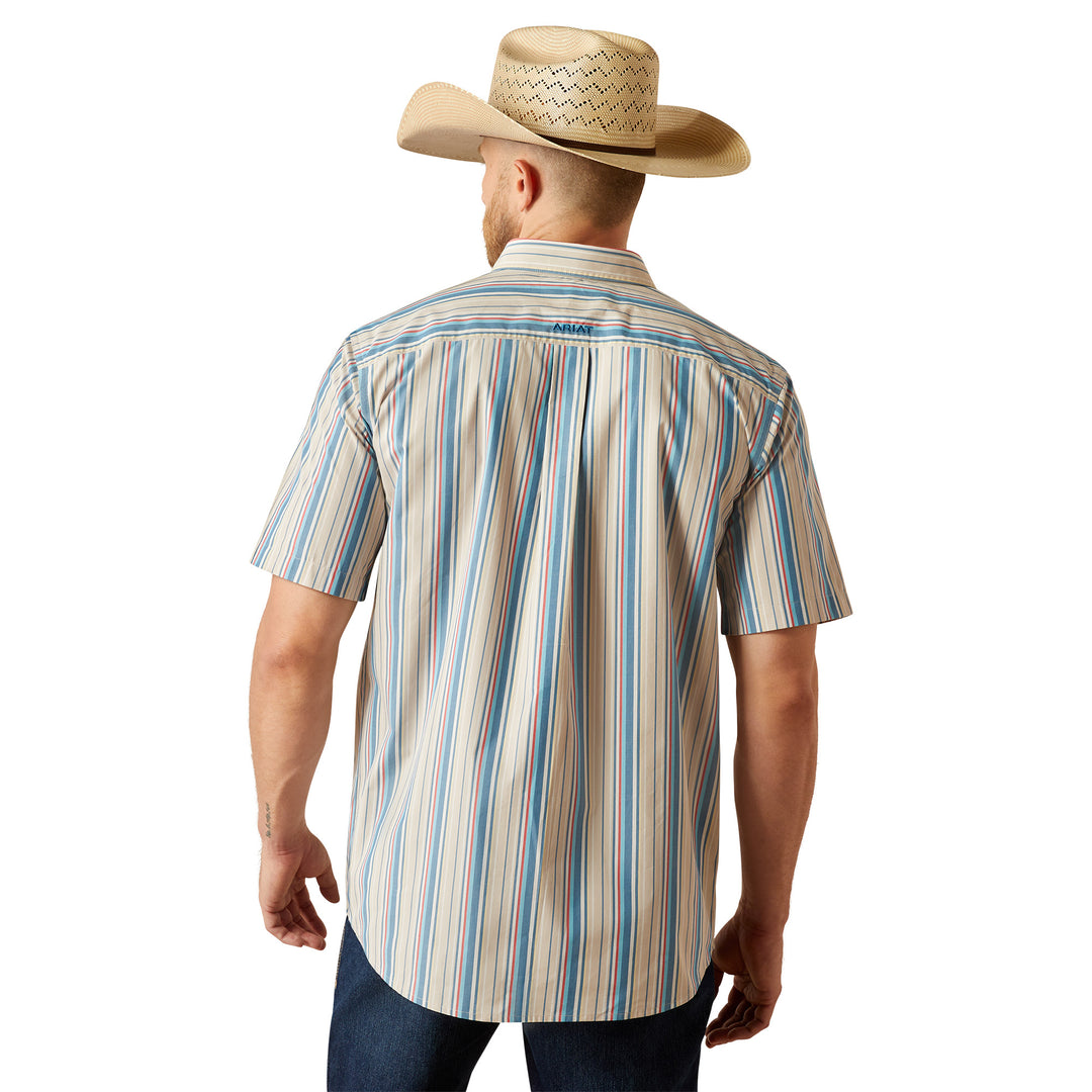 Ariat Mens Khaki Pro Series Shaun Classic Fit Shirt