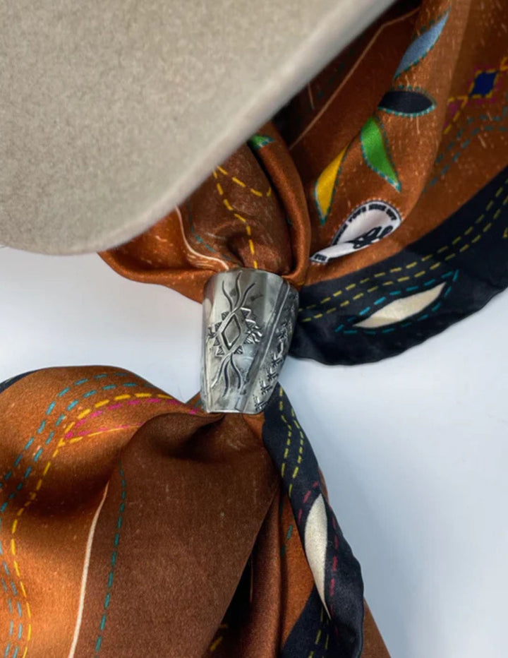 Fringe Scarves Womens Desert Sun Slide