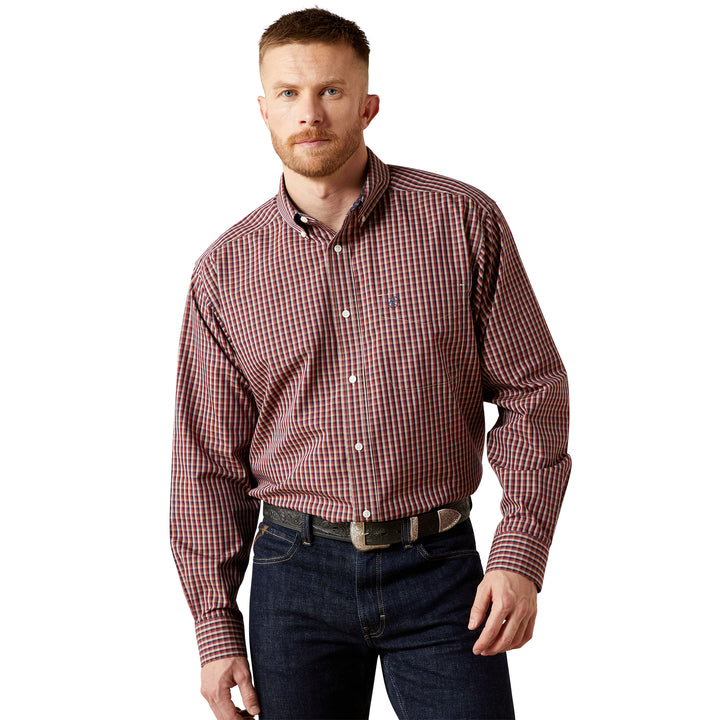 Ariat Mens Wrinkle Free Benson Classic Fit Shirt