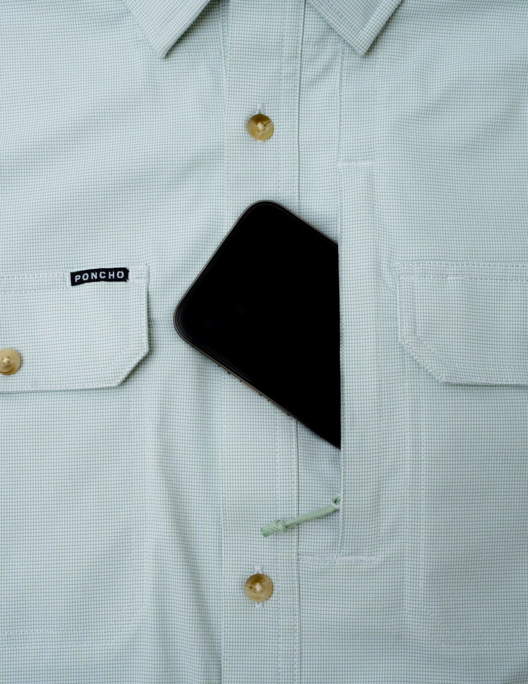 Poncho Mens The Carolina Rig Short Sleeve Shirt