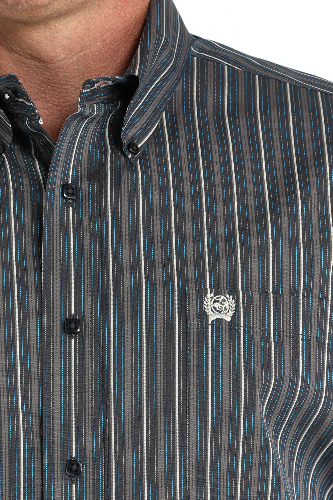 Cinch Mens Charcoal Classic Fit Shirt