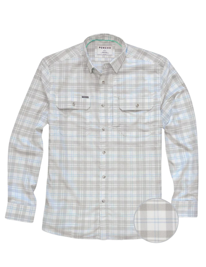 Poncho Mens Snowcat Flannel Shirt