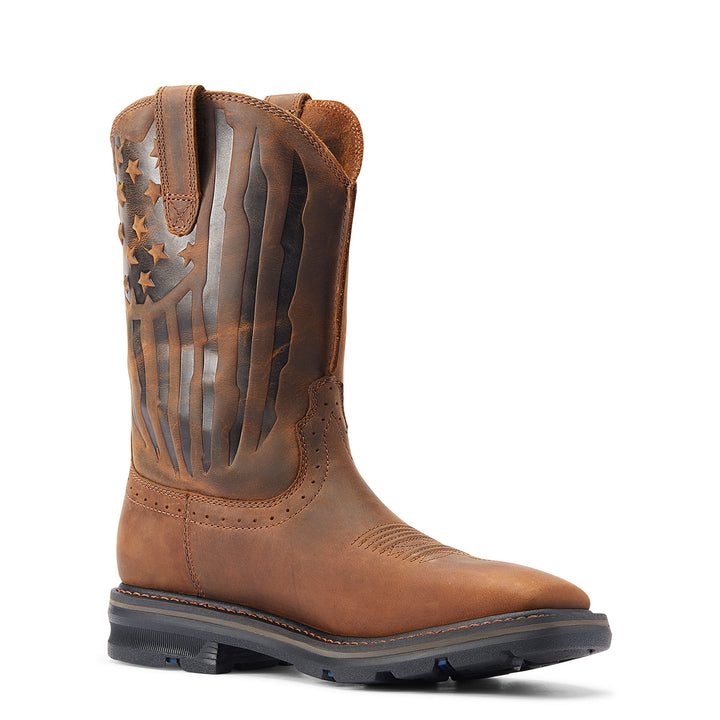 Ariat Mens Sierra Shock Patriot Work Boots