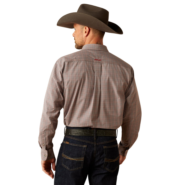 Ariat Mens Grey Pro Julian Long Sleeve Shirt