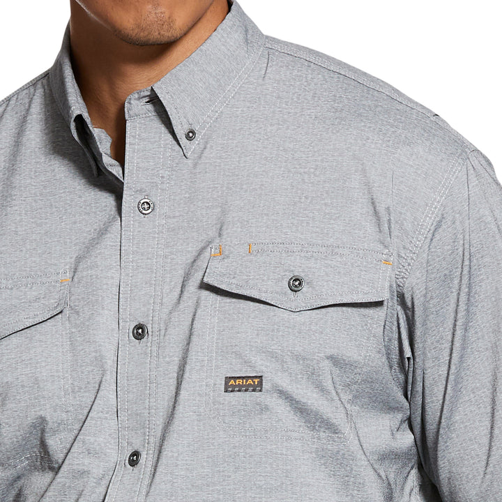 Ariat Mens Rebar Made Tough VentTEK DuraStretch Work Shirt