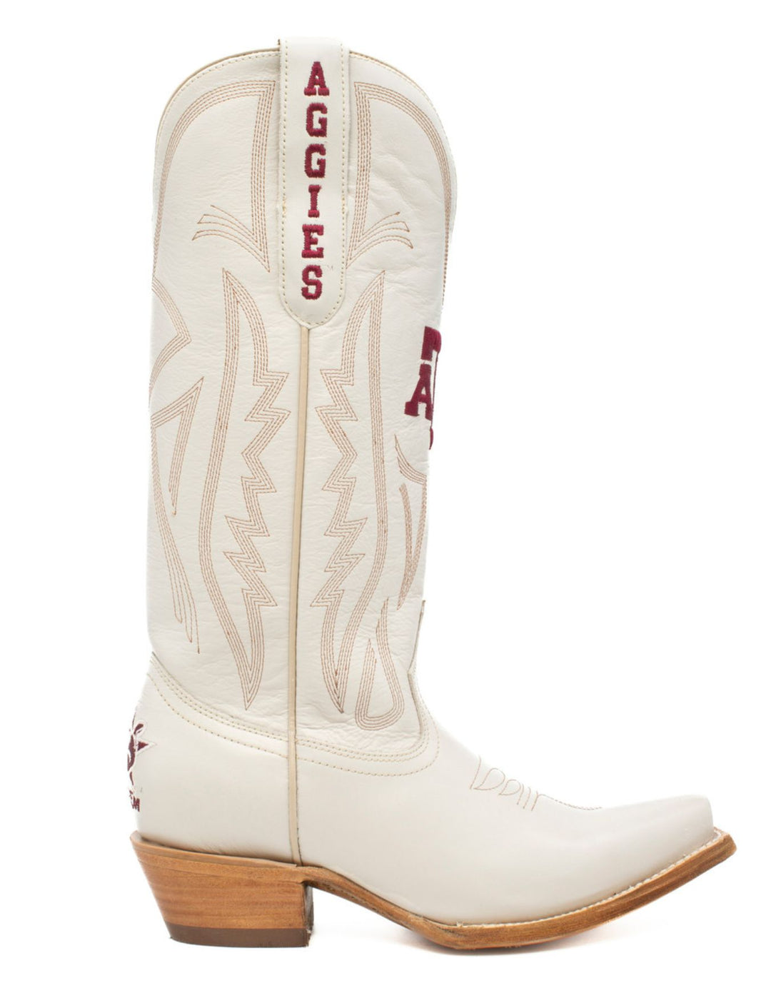 Gameday Womens Texas A&M Ivory Western Boots