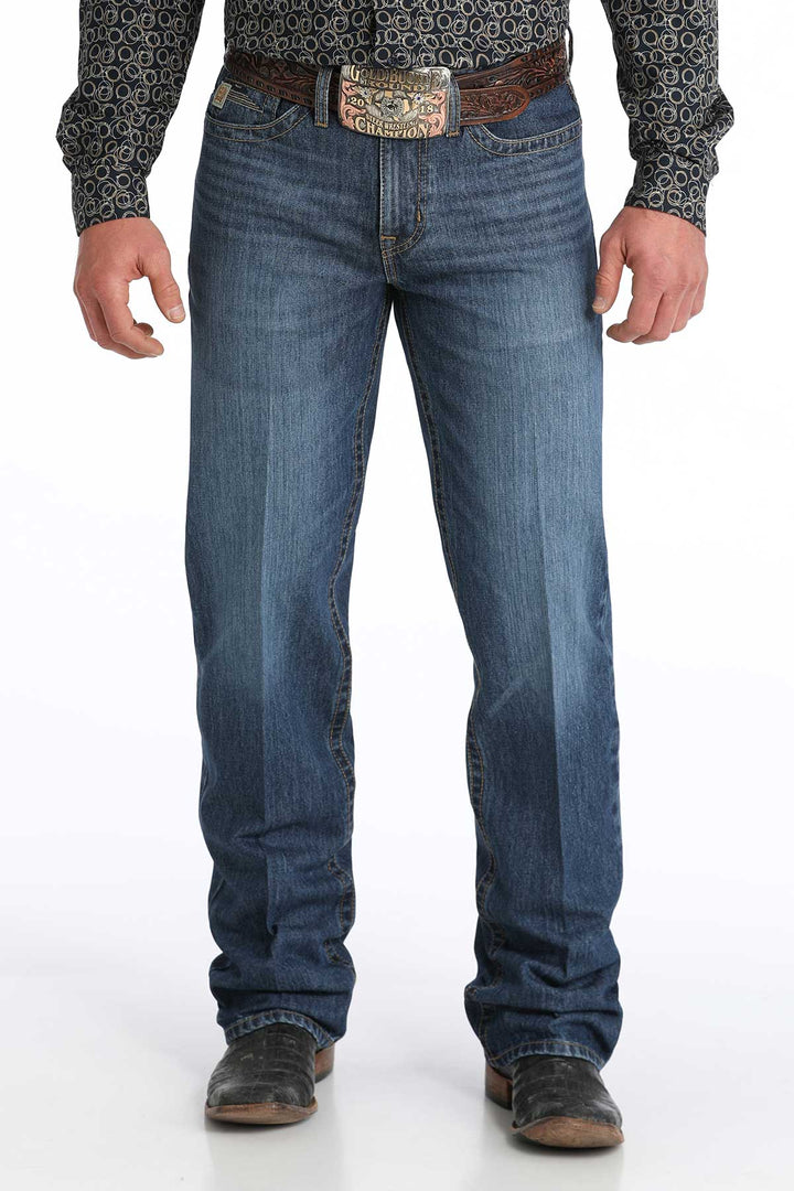 Cinch Mens Grant Medium Stone Jeans