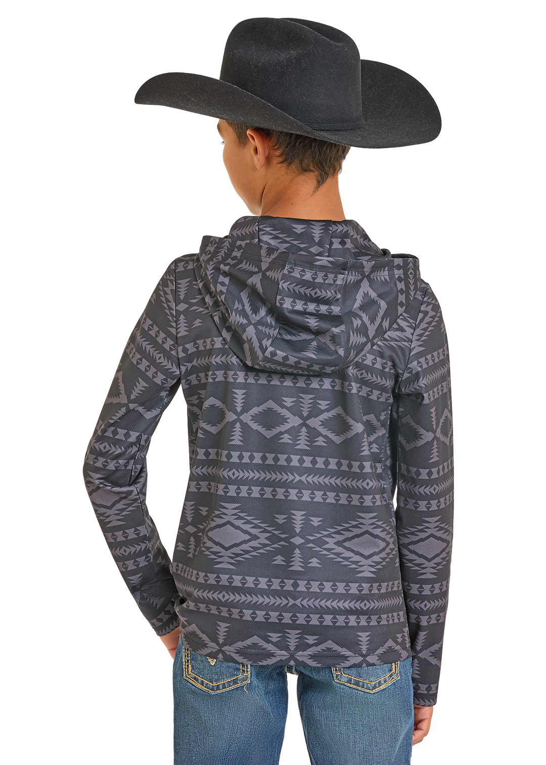 Panhandle Boys Black Performance Hoodie