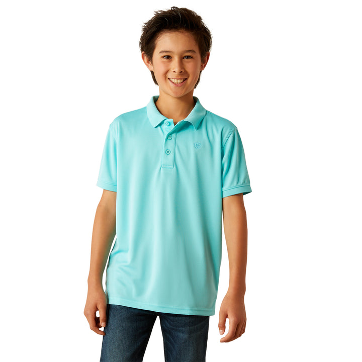 Ariat Boys Blue Radiance TEK Polo