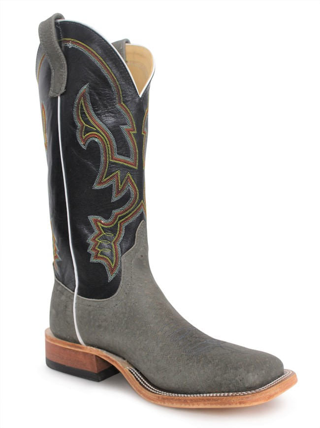 Mens Anderson Bean Serpentine Grey Warthog Black Boots