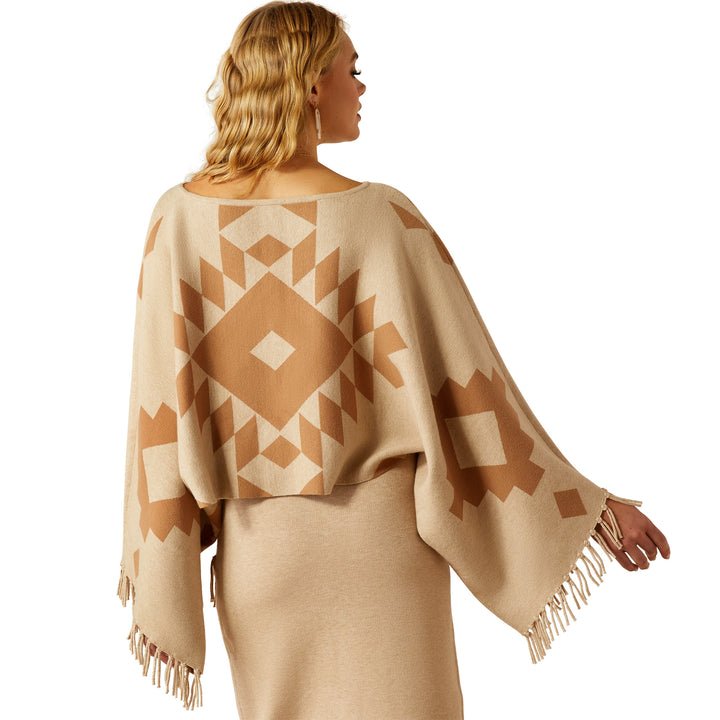 Ariat Womens Sunset Chic Sweater Poncho