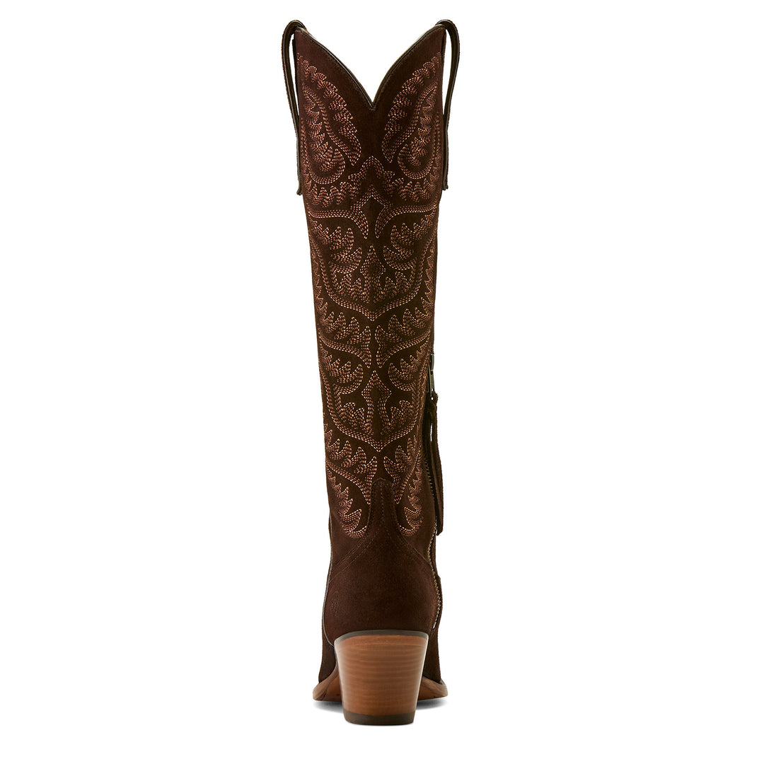 Ariat Womens Chocolate Suede Laramie Boots