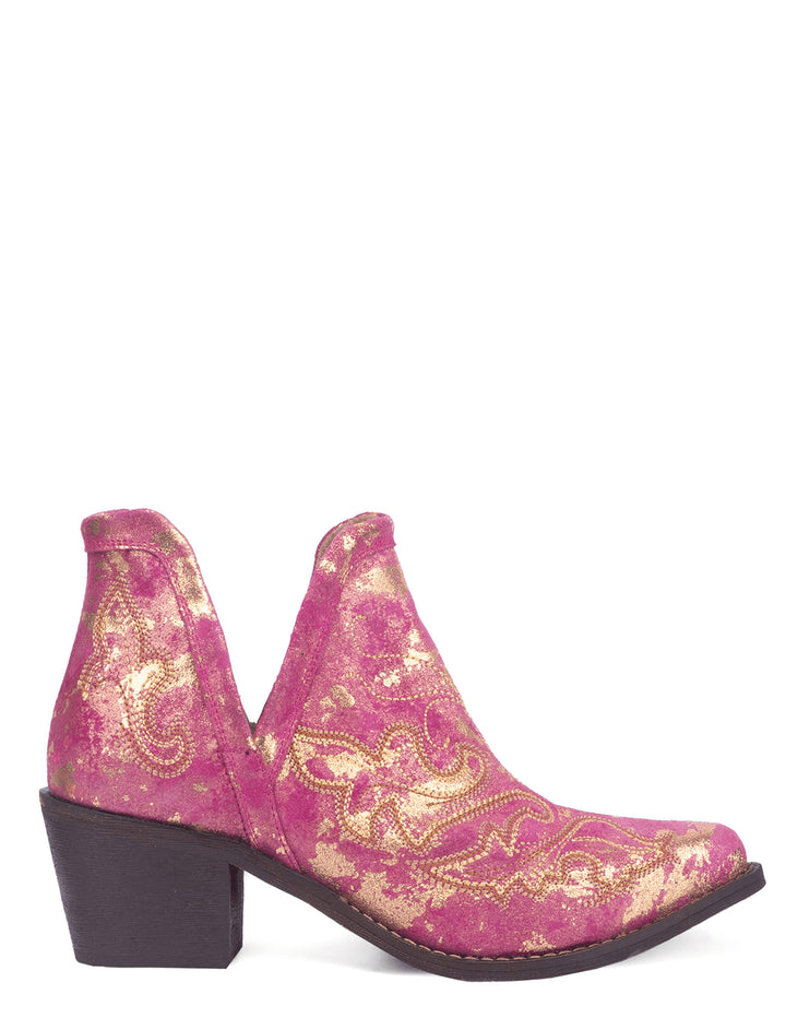 Corral Womens Marble Pink Booties