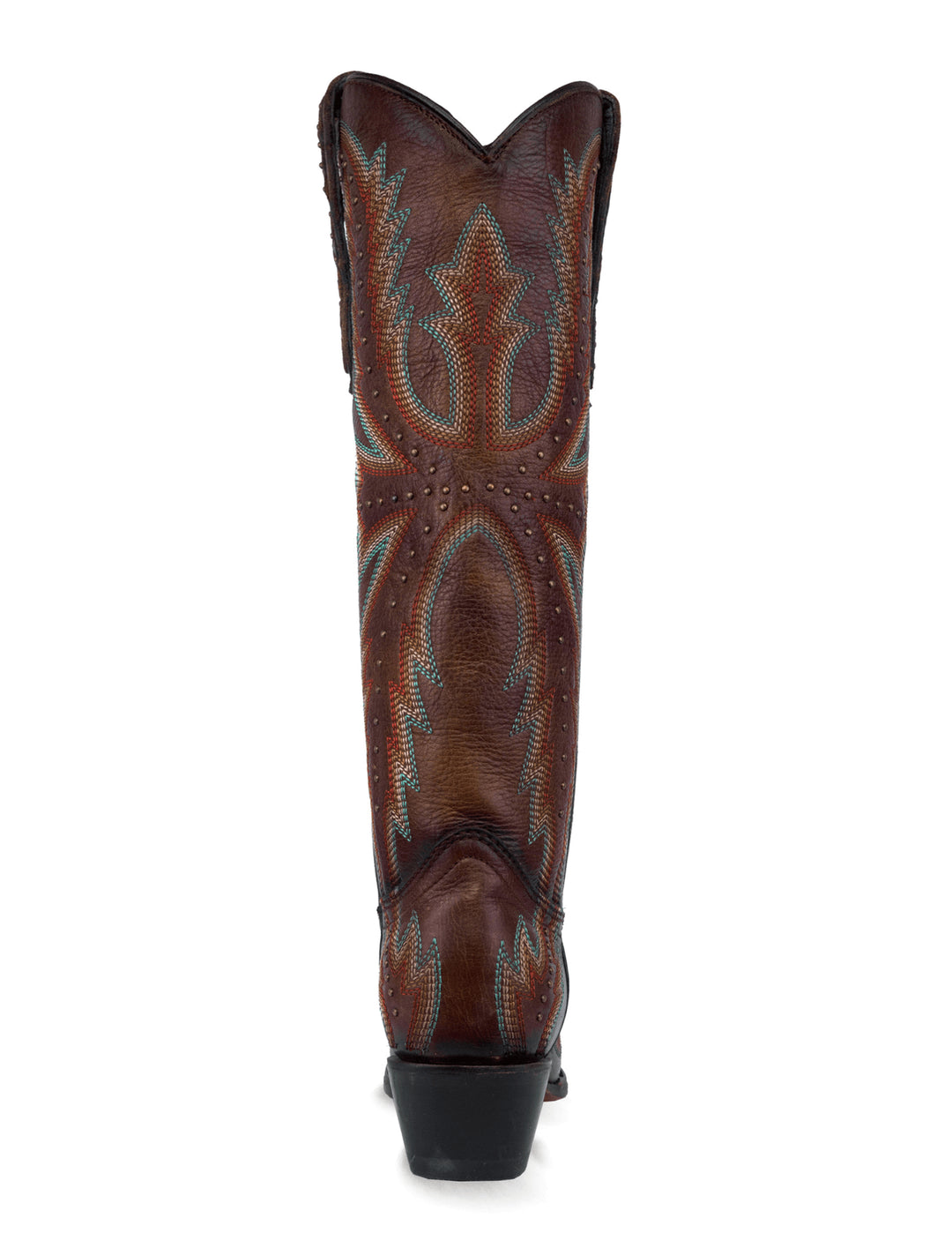 Corral Womens  Brown Embroidery and Stud Tall Boots