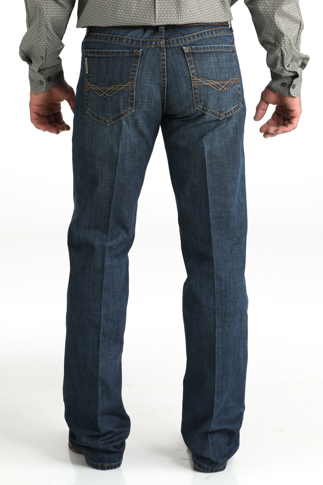 Cinch Mens Dark Stone Grant Relaxed Fit Jeans