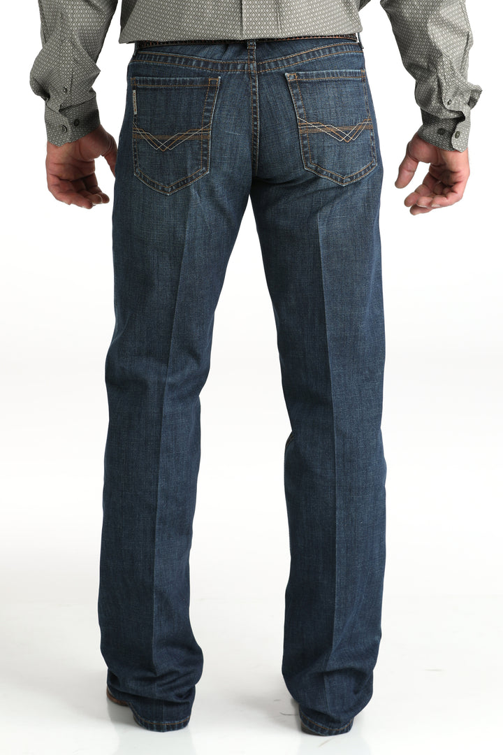 Cinch Mens Dark Stone Grant Relaxed Fit Jeans