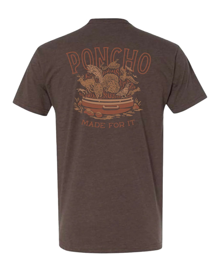 Poncho Mens Land To Table T-Shirt