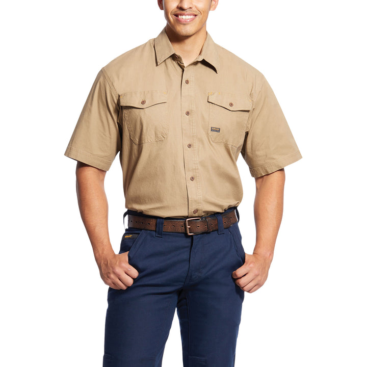 Ariat Mens Rebar Made Tough DuraStretch Work Shirt