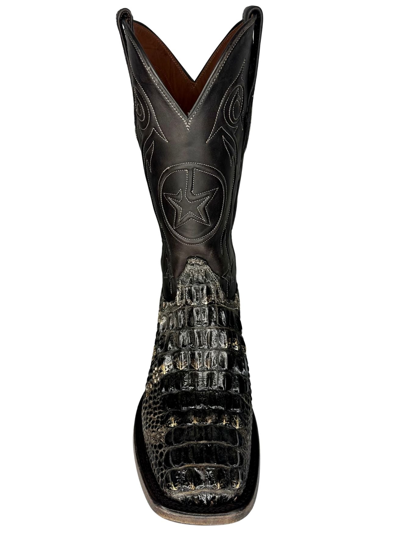 BLACK JACKホーンバックアリゲーター Black Jack Mens The Bill Natural Gator Hornback Boots – Texas Boot