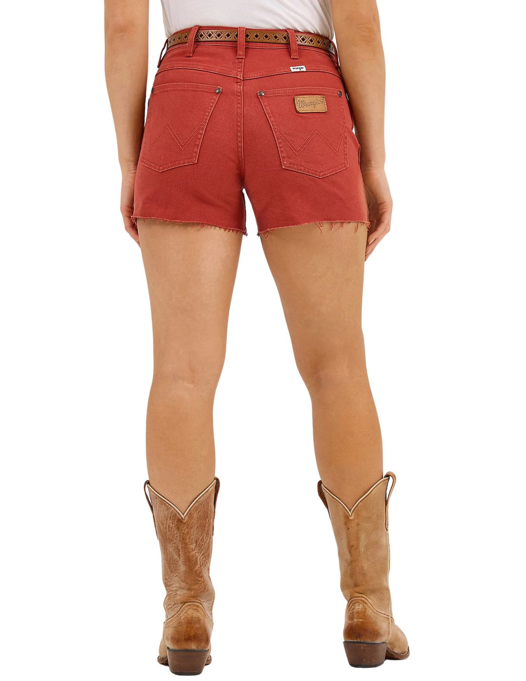 Wrangler Womens Rust Retro Cowboy Shorts