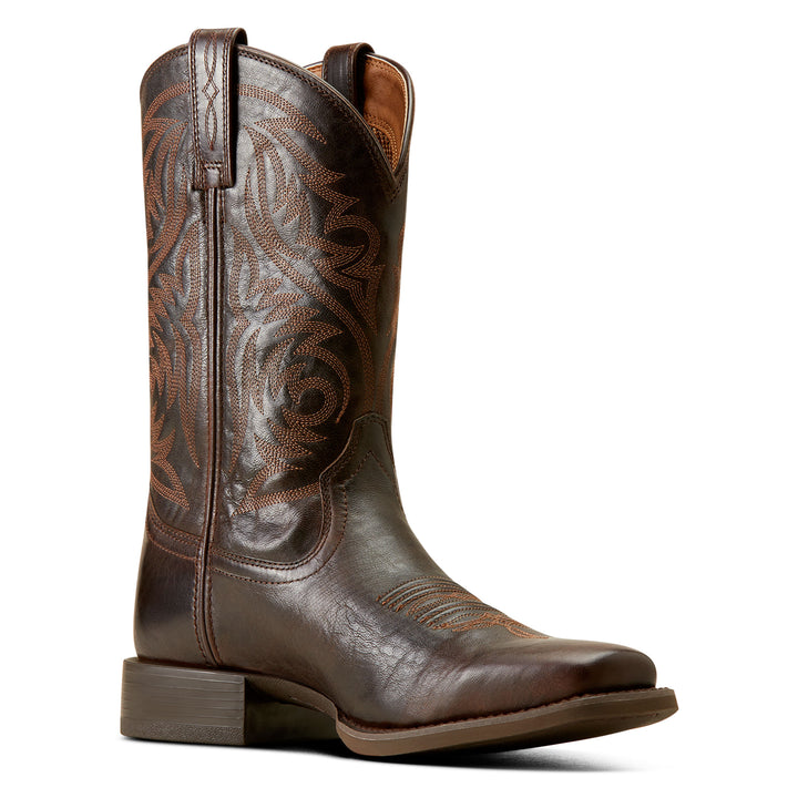Ariat Mens Burnished Chocolate Sport Herdsman Western Boots
