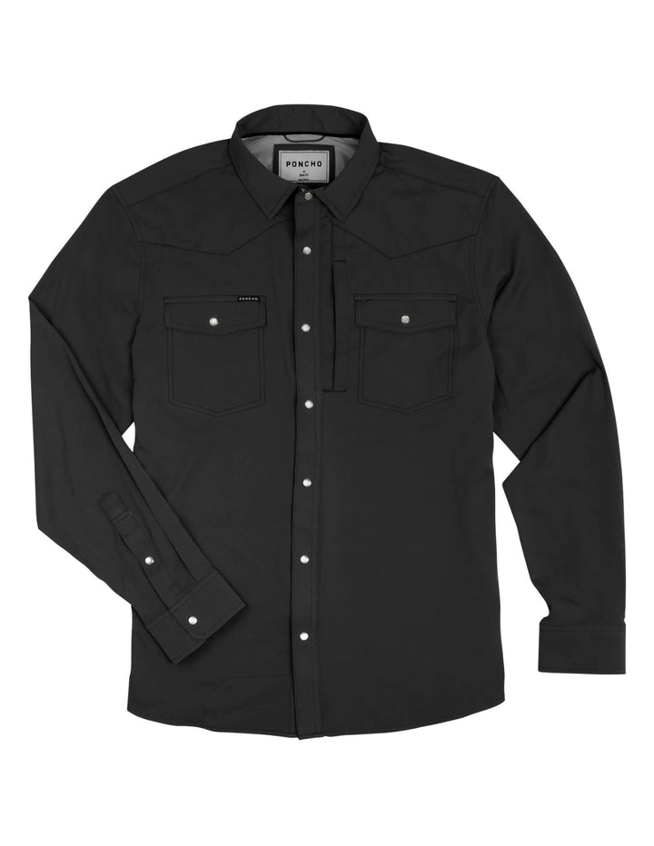 Poncho Mens The Piedras Negras Long Sleeve Shirt