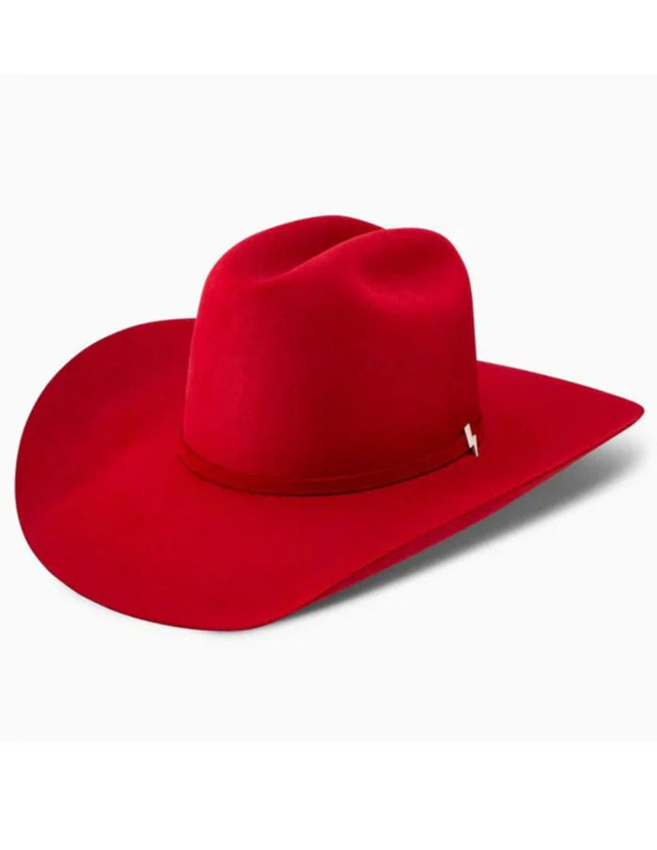 Resistol Womens Candy Red Felt Cowboy Hat