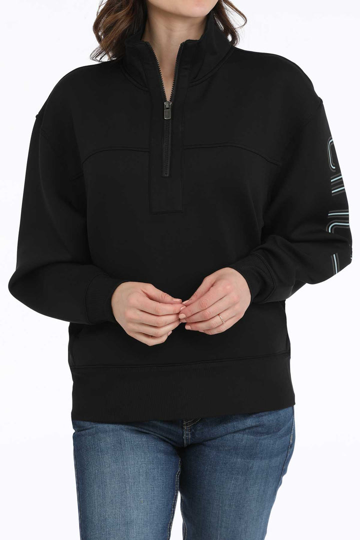 Cinch Womens Black Quarter Zip