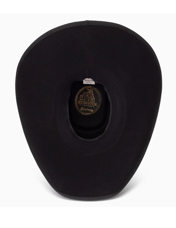 Resistol Youth Holt Jr Black Cowboy Hat