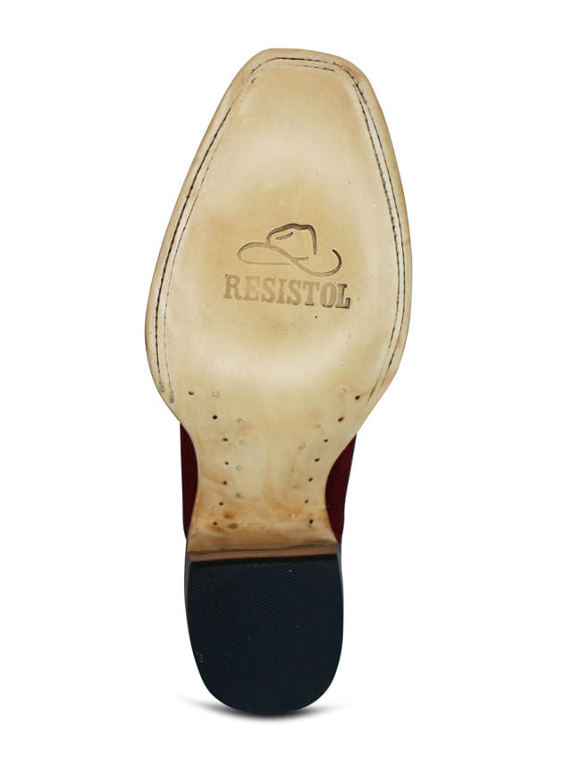 Resistol Mens  Red Roughout Boots