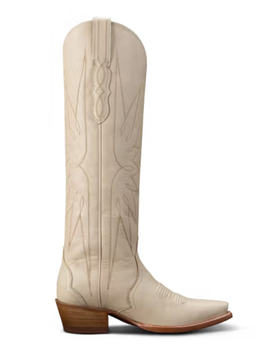 Tecovas Womens The Loretta Cream Cowhide Boots
