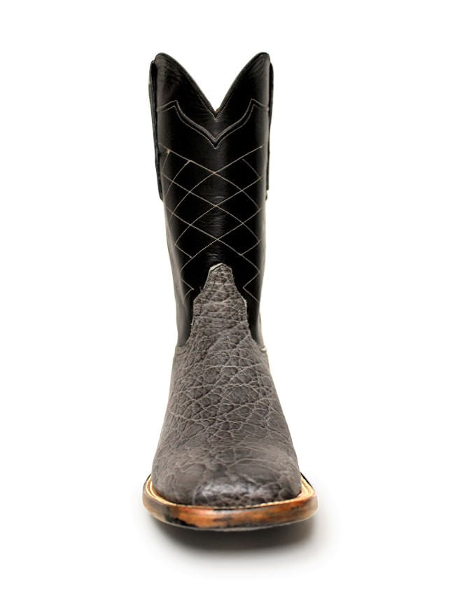 Grey elephant cowboy boots best sale