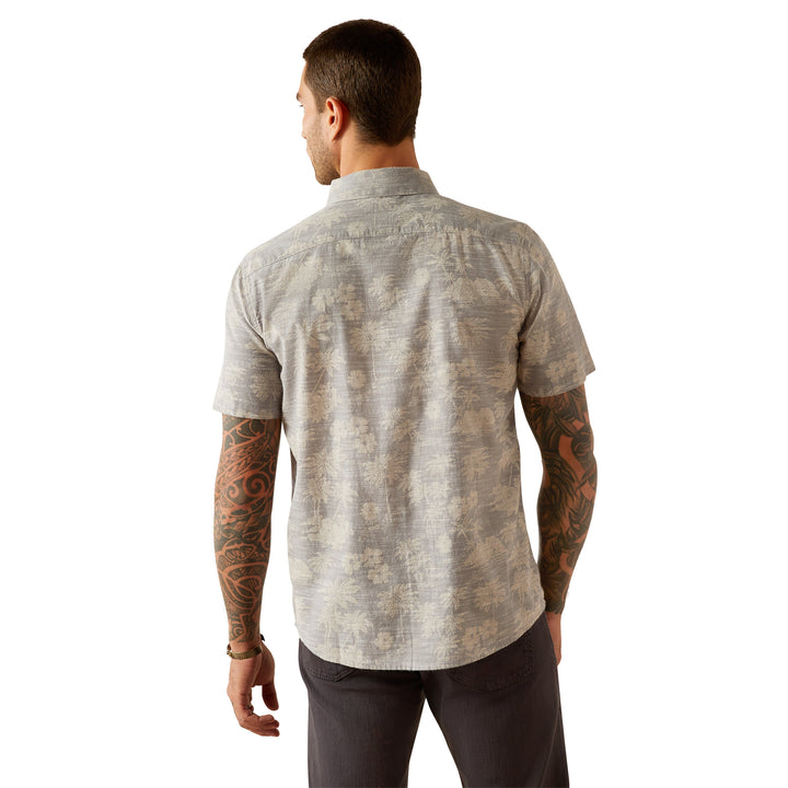 Ariat Mens Grey Morris Modern Fit Shirt