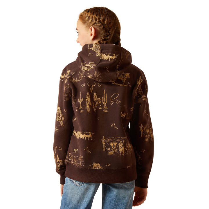 Ariat Girls Ranch Scene Hoodie